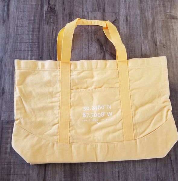 Gulf Shores "Coordinates" Beach Tote