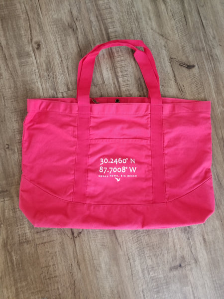 Gulf Shores "Coordinates" Beach Tote