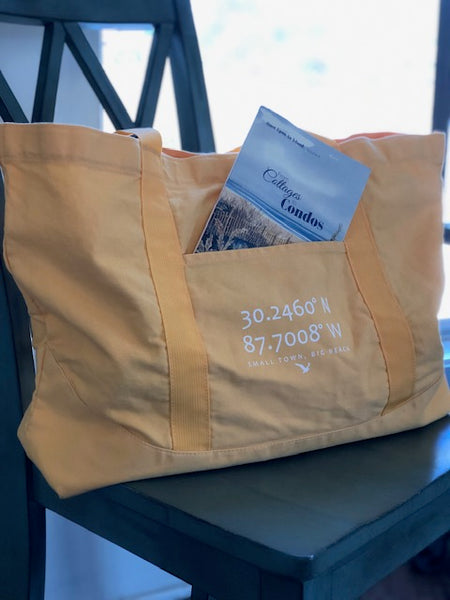 Gulf Shores "Coordinates" Beach Tote