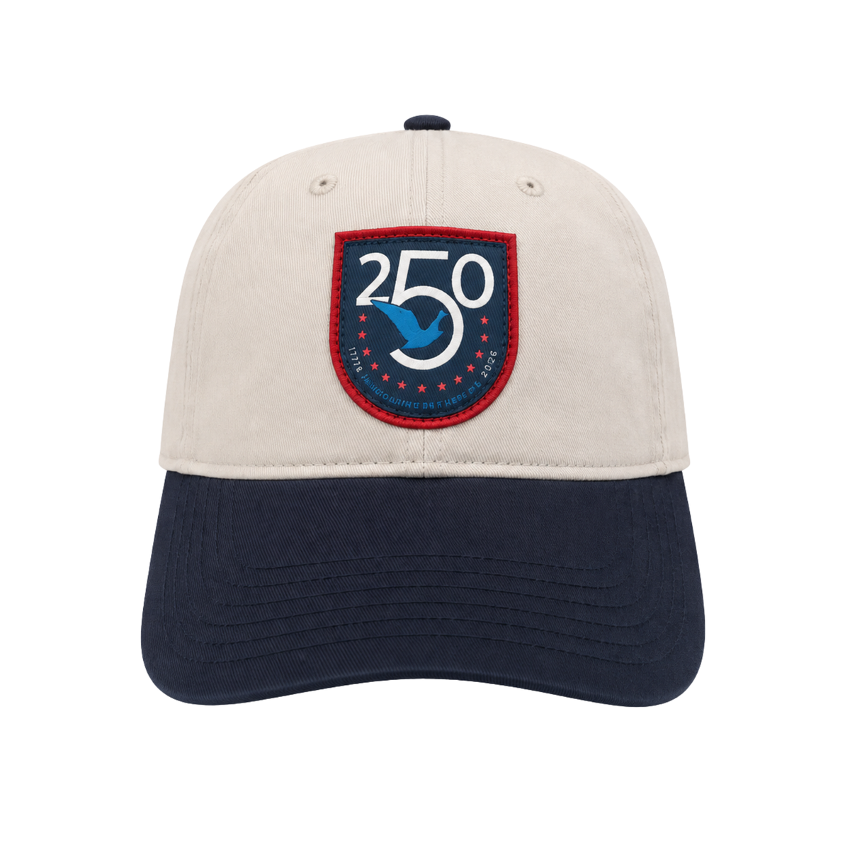 250th Semi-quincentennial Hat: Navy + Stone