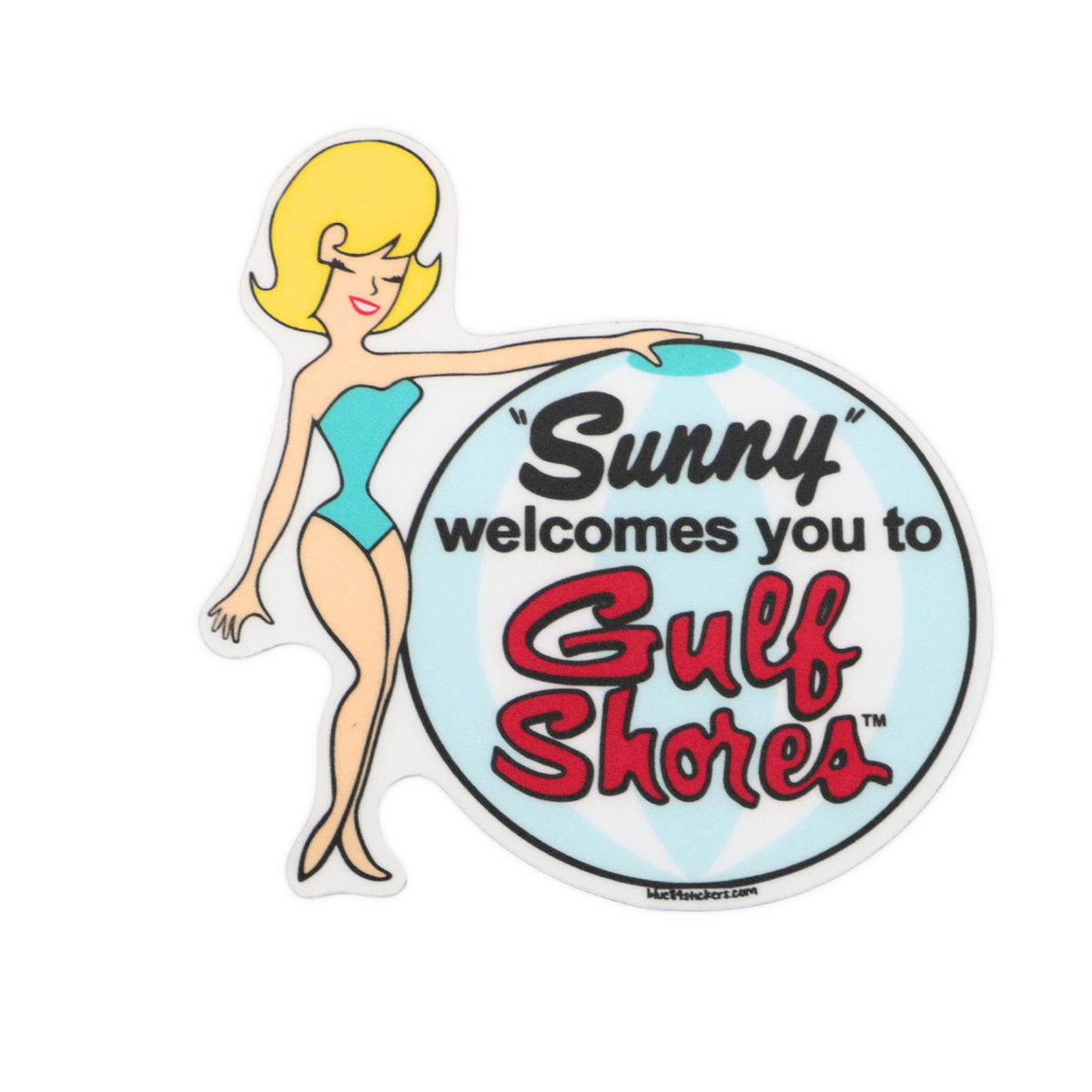 Miss Sunny Sticker