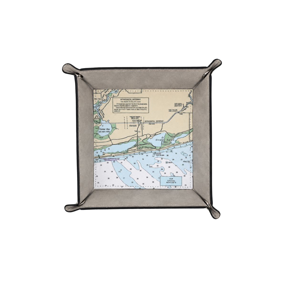 Gulf Shores Map Catch-all Valet