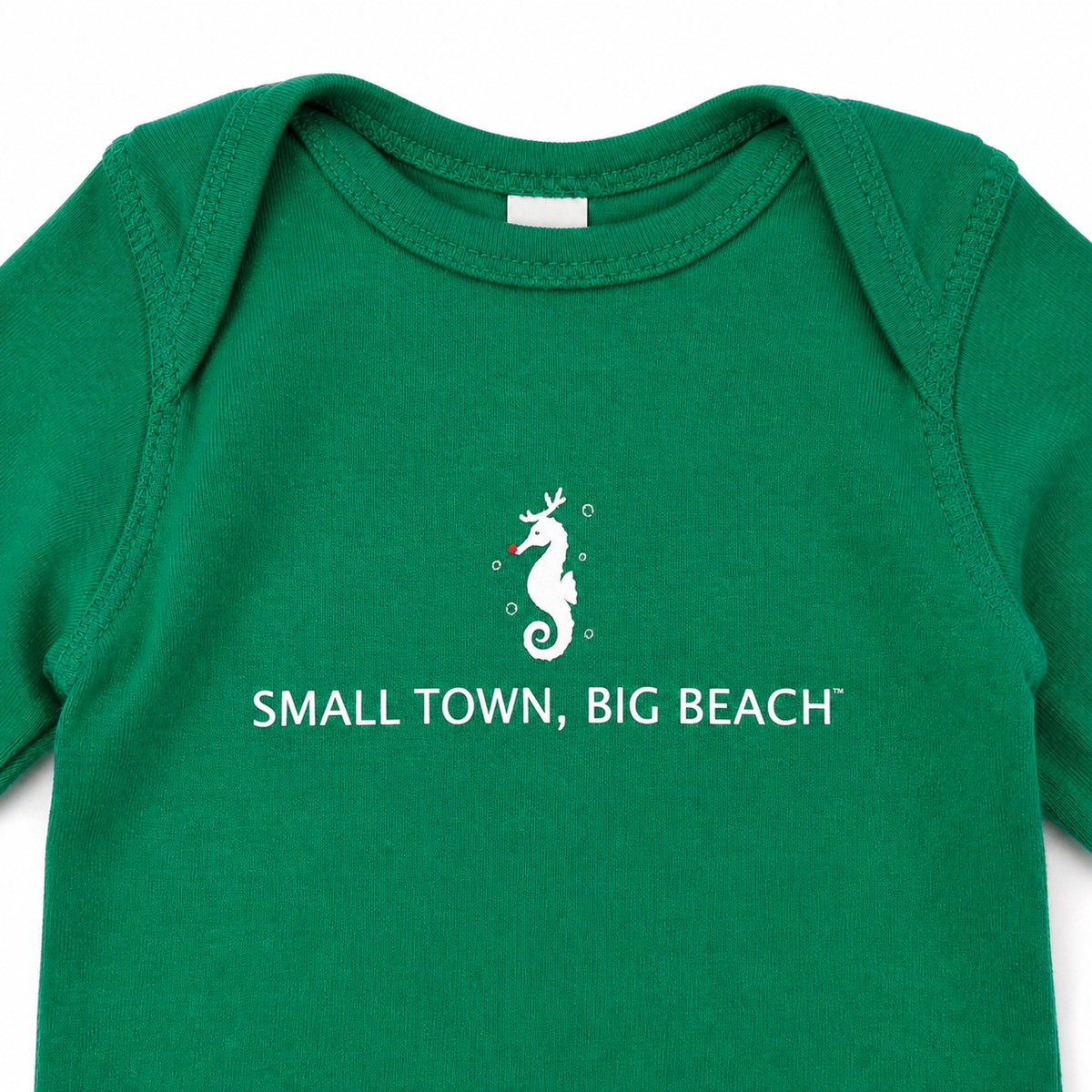 2024 Christmas Seahorse Baby Long Legged Bodysuit