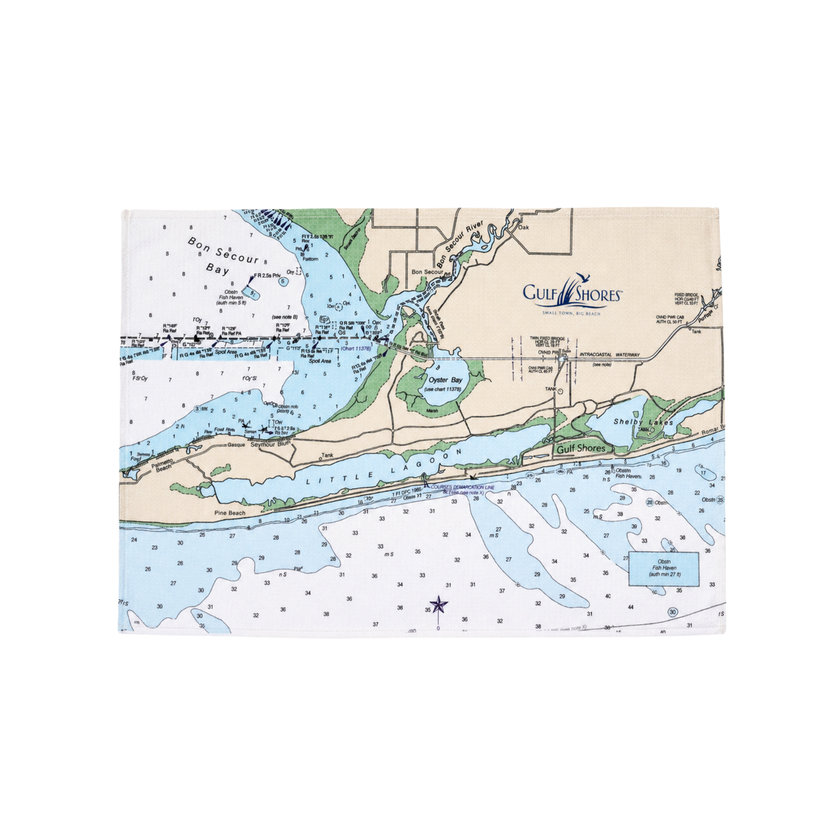 Map Dish Towel