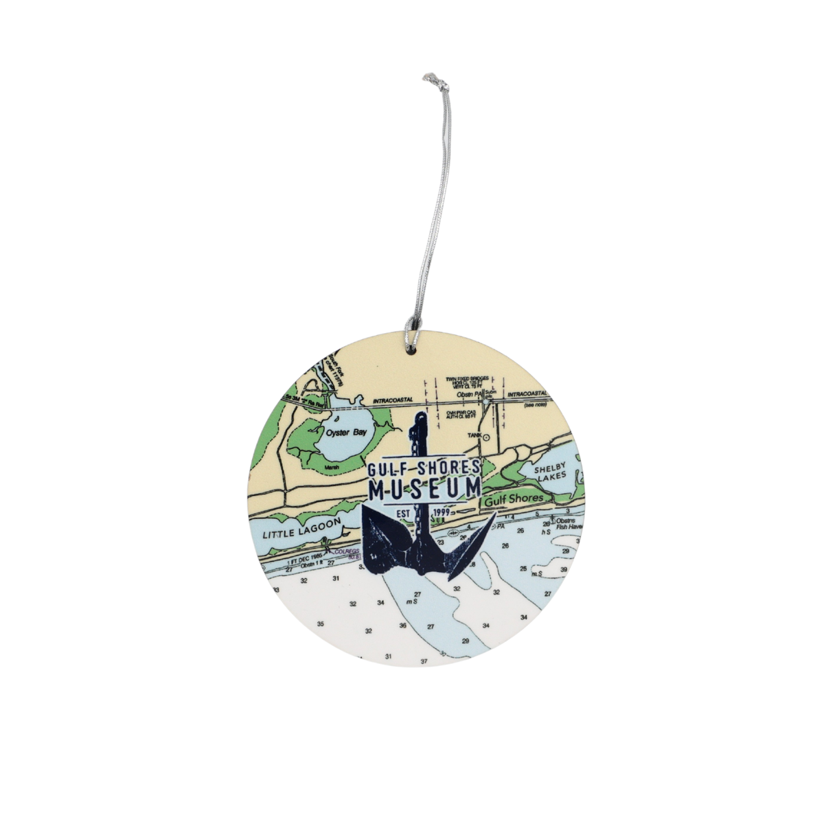 GS Map & Anchor Ornament