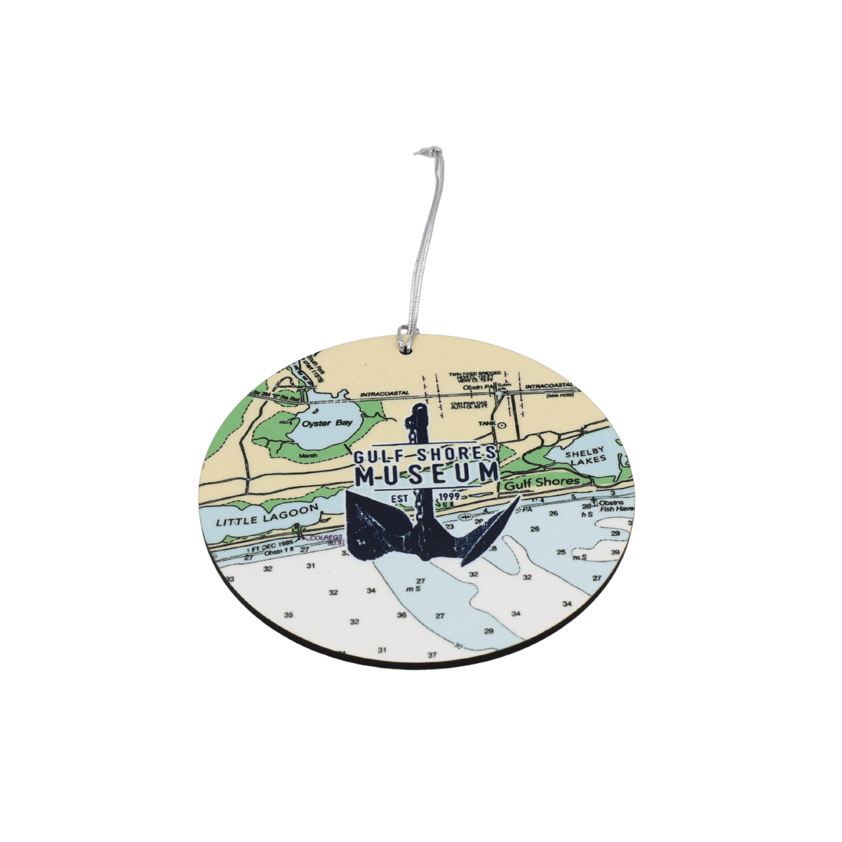 GS Map & Anchor Ornament