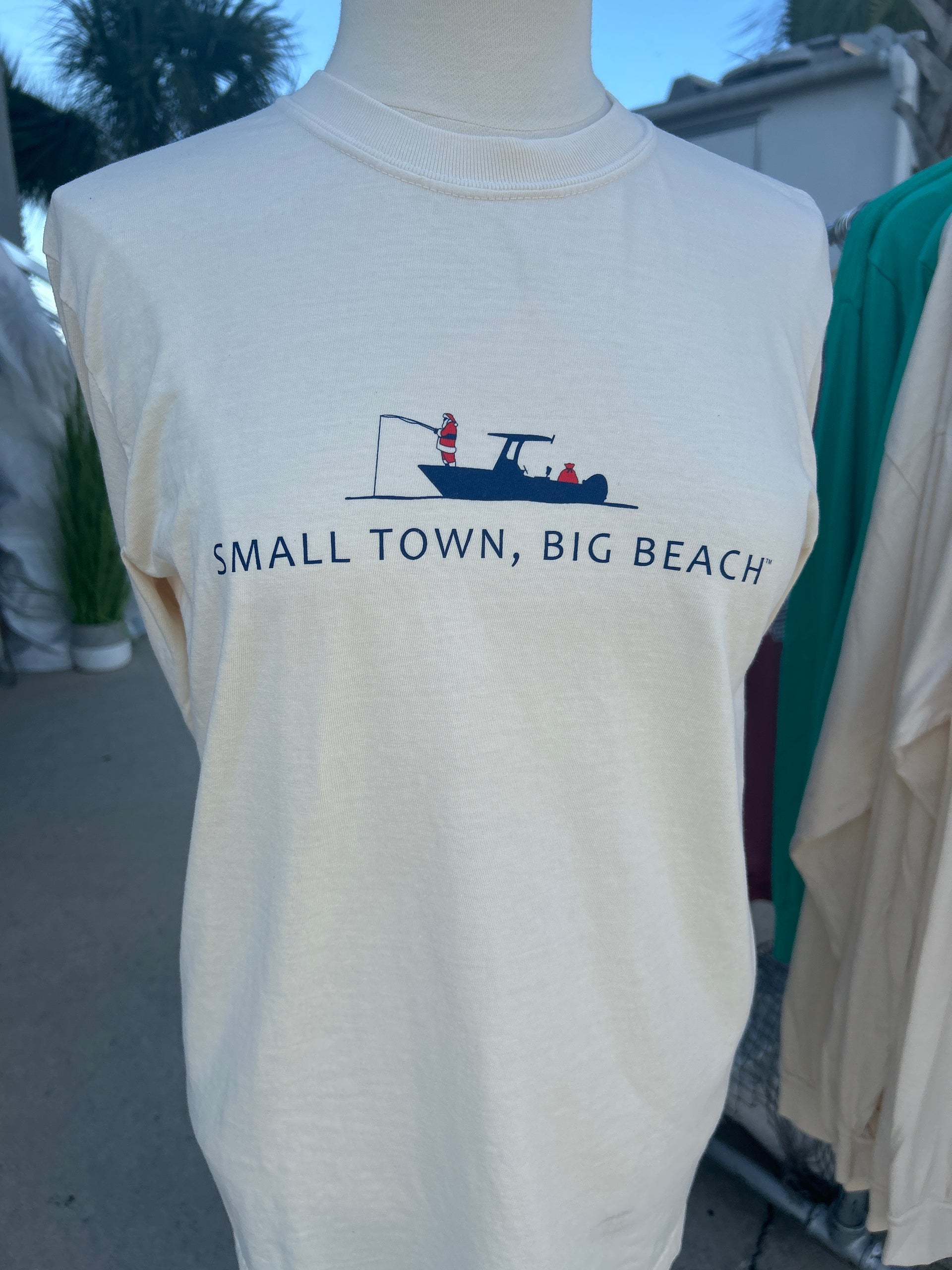 2025 Christmas Fisherman Santa Long Sleeve Shirt-Adult