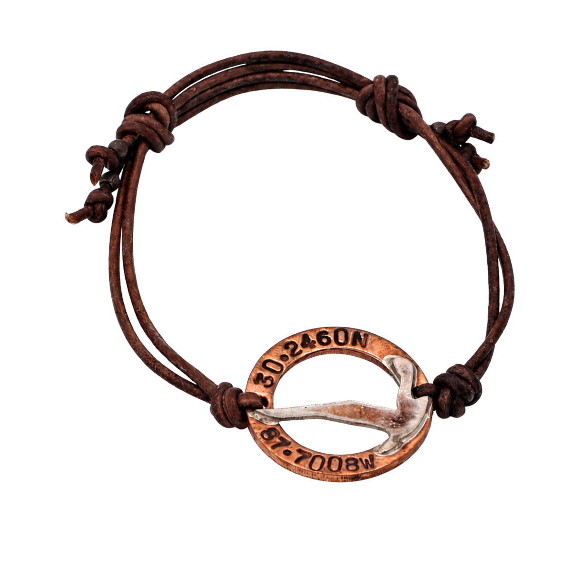 Coordinates & Seagull Bracelet