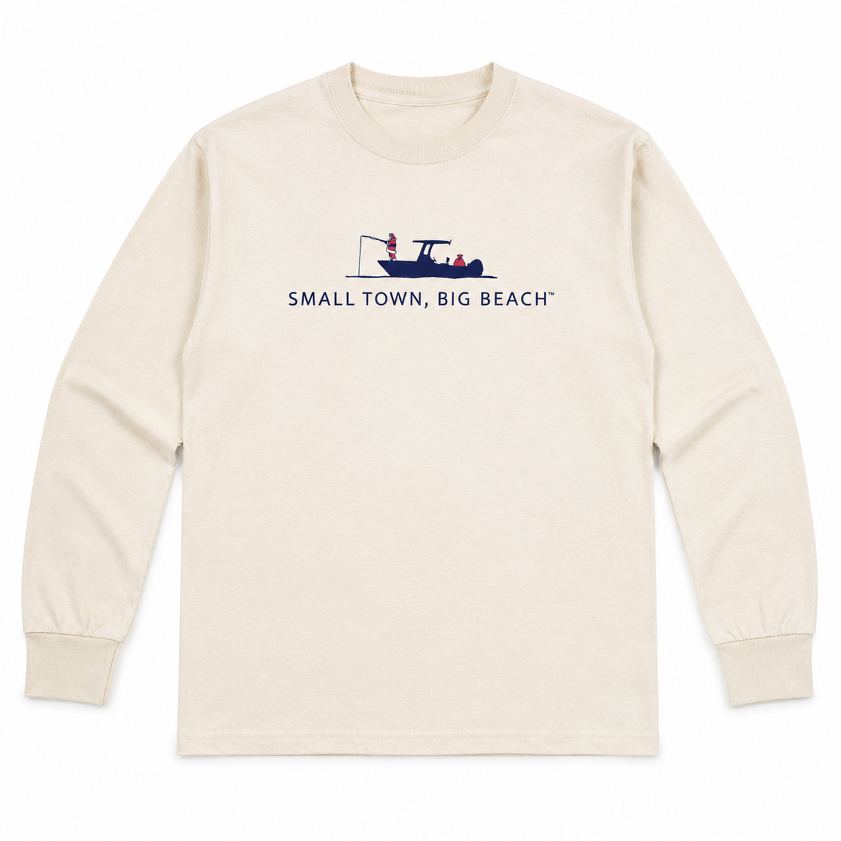 2025 Christmas Fisherman Santa Long Sleeve Shirt-Adult