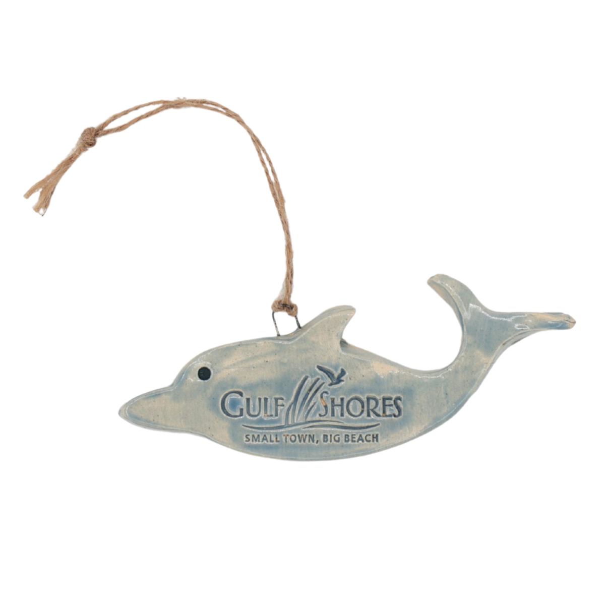 Handmade Dolphin Ornament