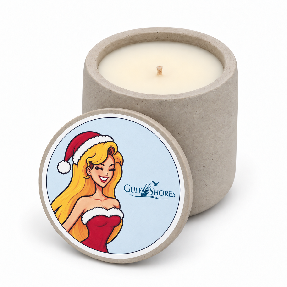 Soy Candle in Concrete Vessel