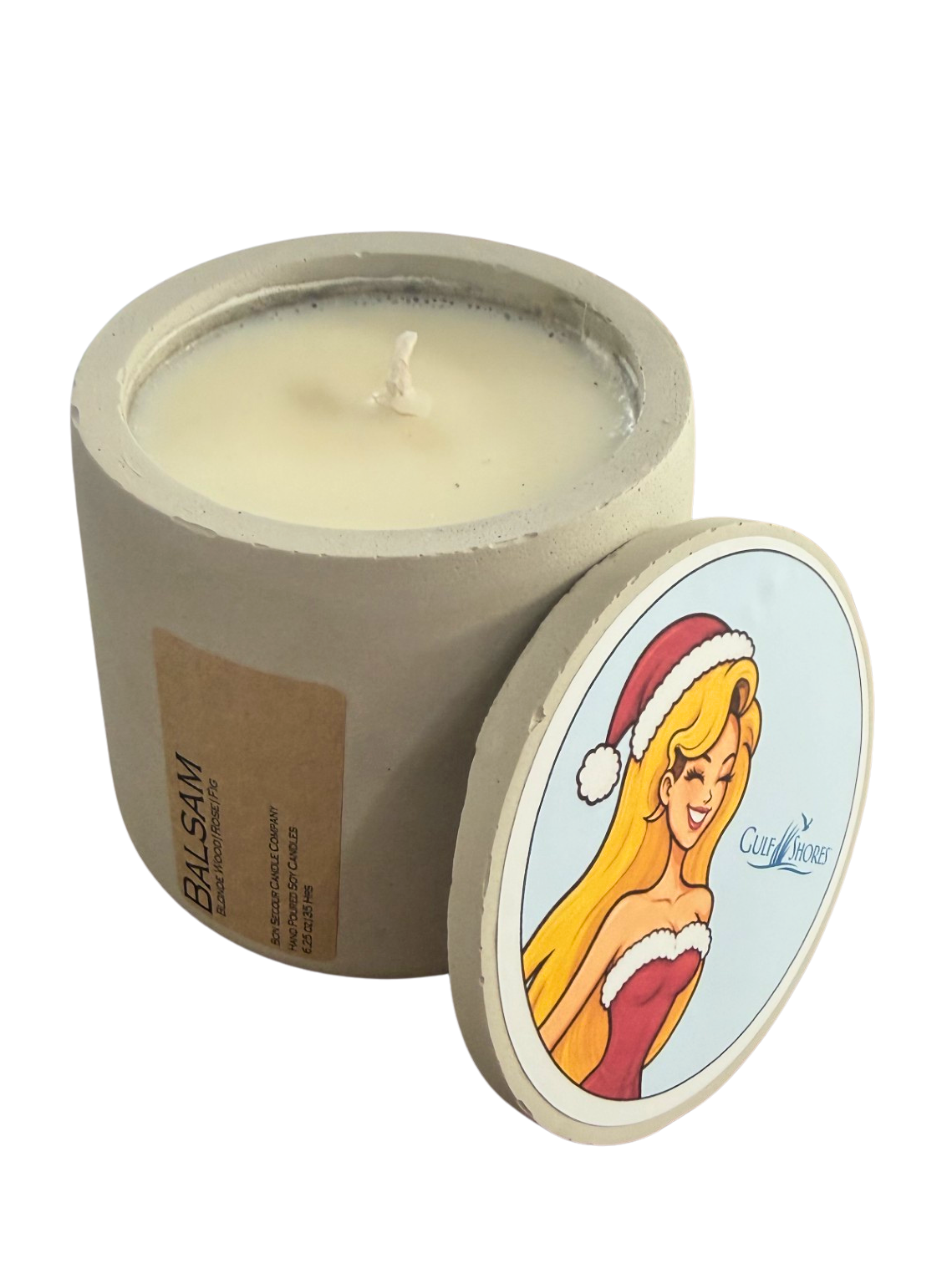 Soy Candle in Concrete Vessel