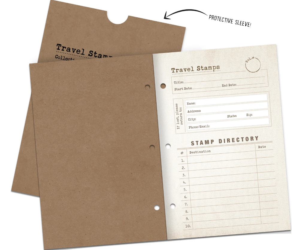 Travel Stamps: Collection Booklet