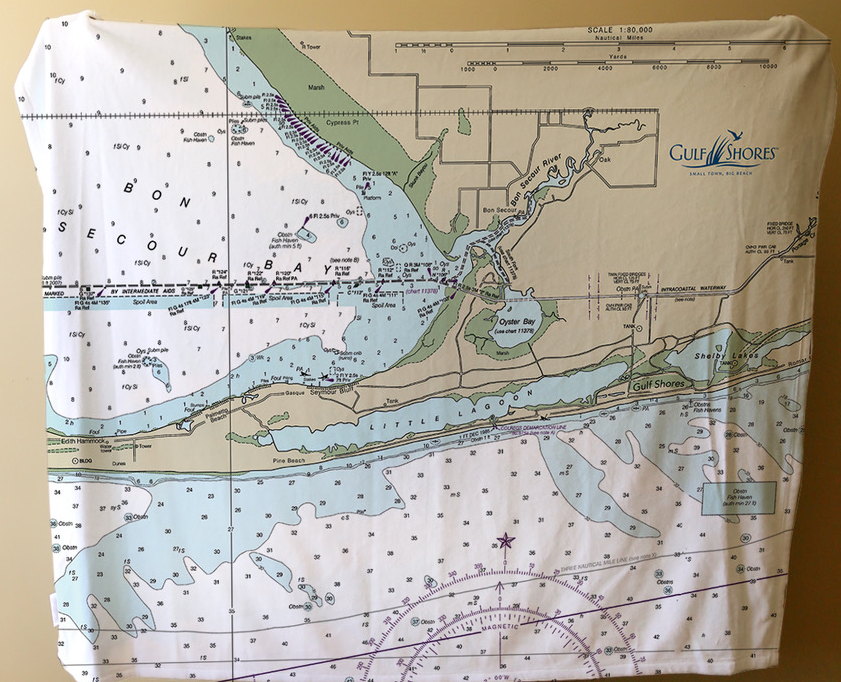 Gulf Shores Map Blanket Gulf - MapBlanket 1024x1024